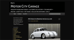 Desktop Screenshot of macsmotorcitygarage.com